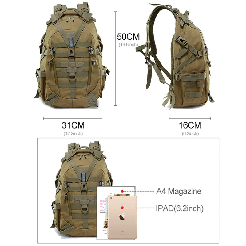 StealthGrid™ 40L Tactical Reflect Pack